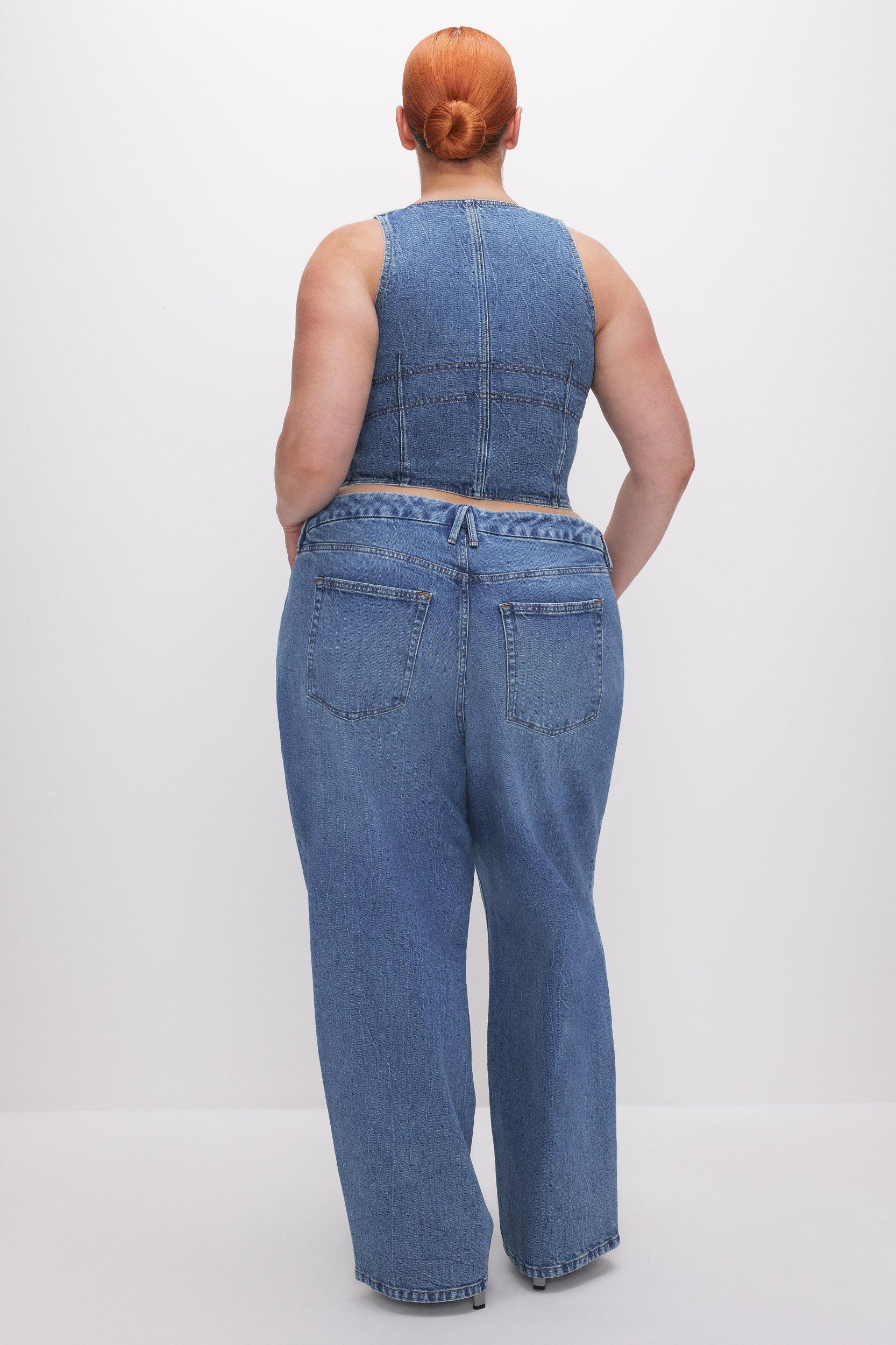 OVERSIZED STRAIGHT JEANS | INDIGO599 Product Image