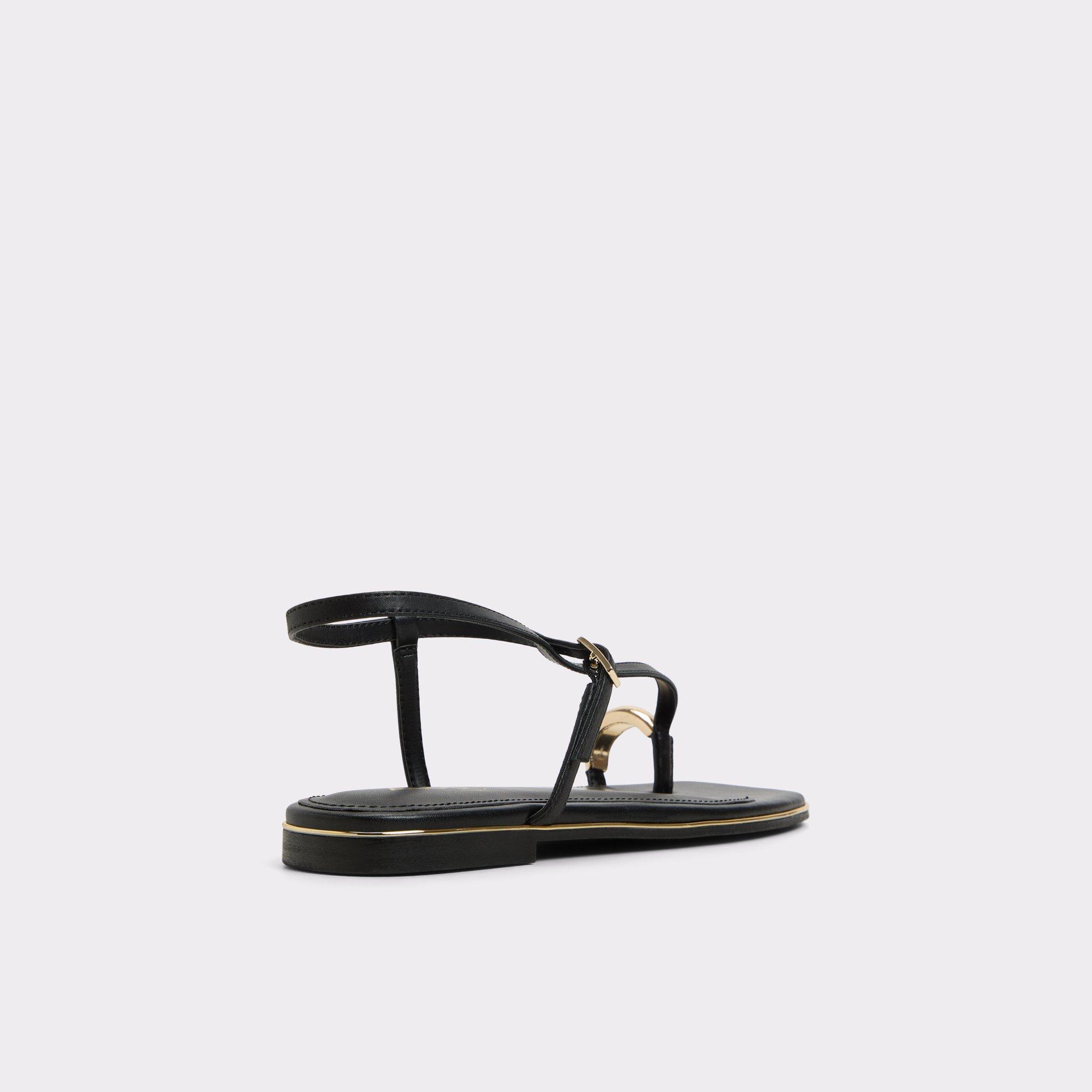 ALDO Jomalina - Women's Flat Sandals - Black, Size 7 Product Image