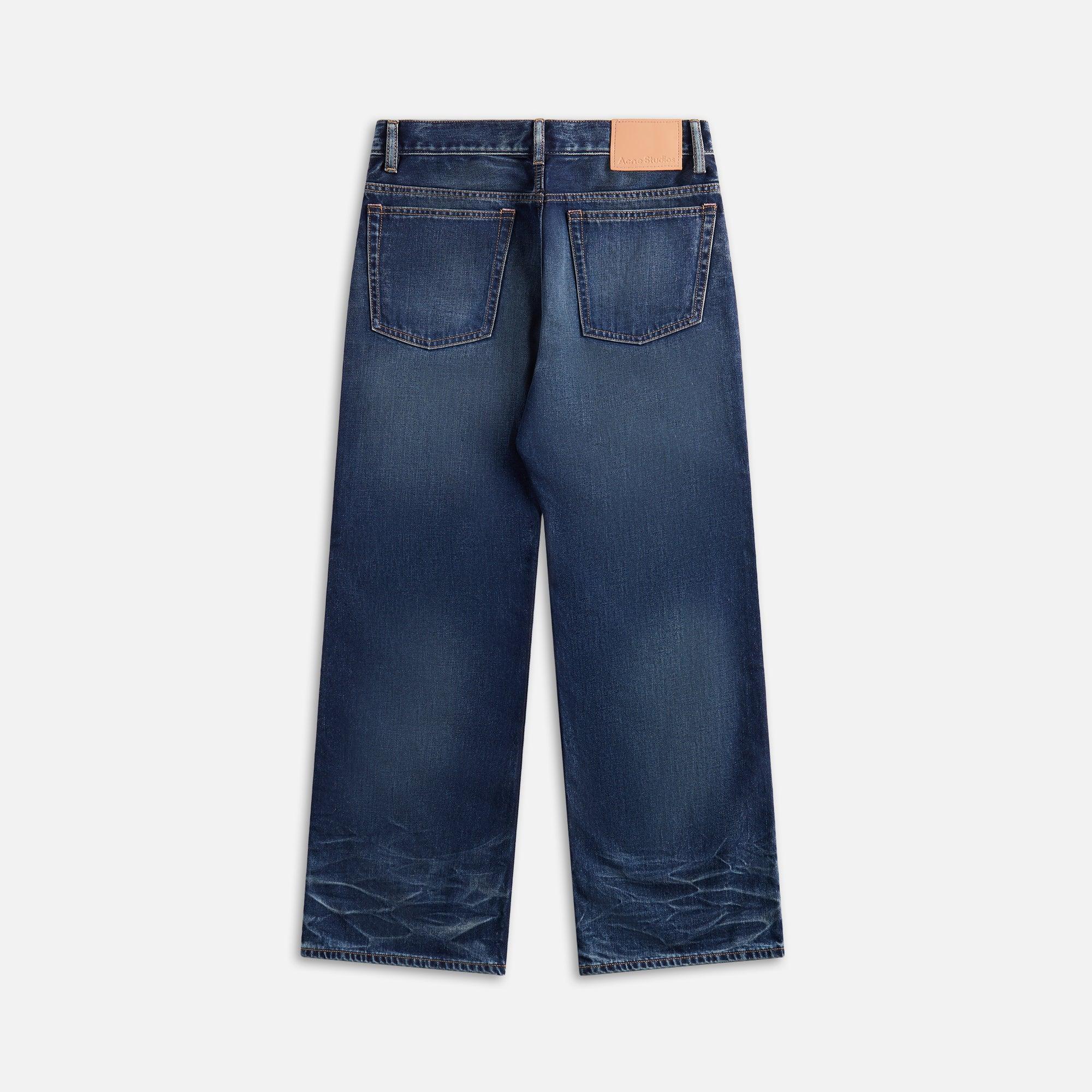 Acne Studios 2021M Broadway Jeans - Mid Blue Male Product Image