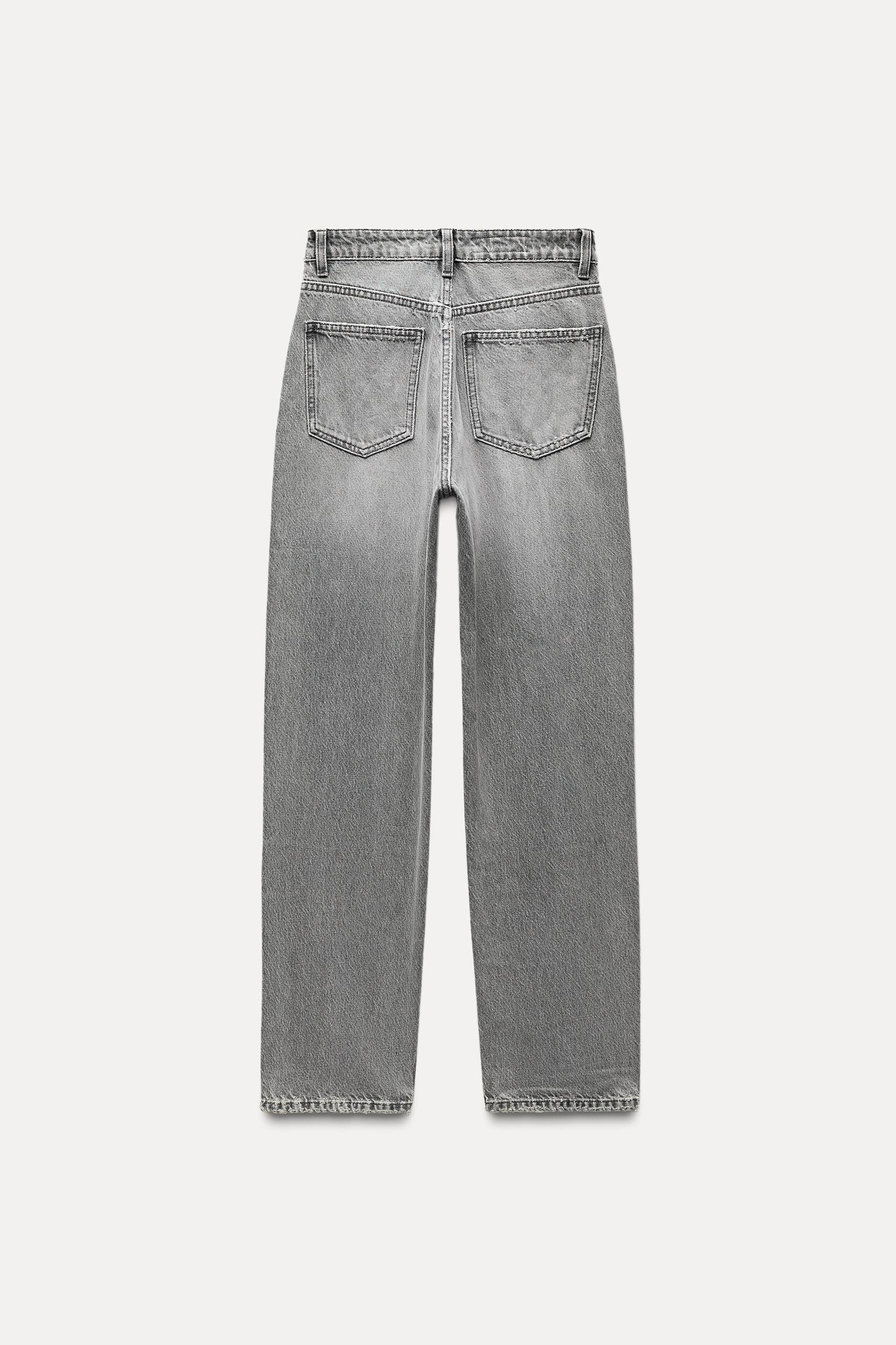 HIGH-WAISTED TRF MOM FIT JEANS Product Image