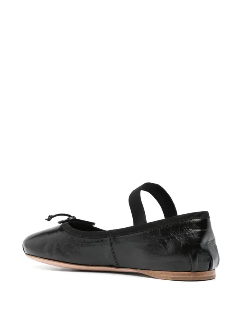 logo-strap ballerina shoes Product Image