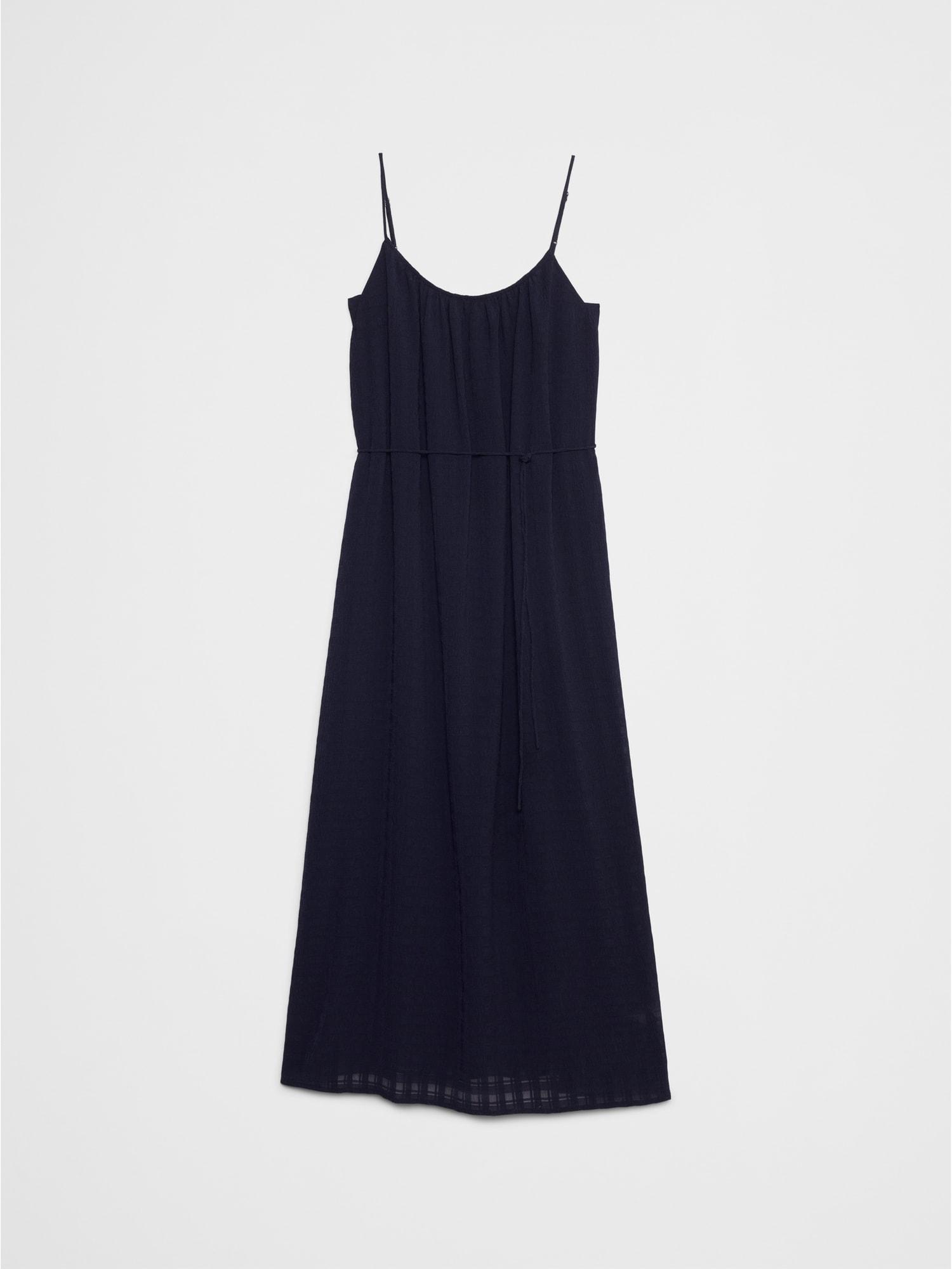 Jacquard Tie-Waist Maxi Dress Product Image