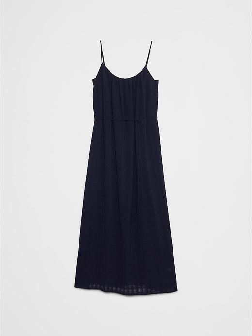 Jacquard Tie-Waist Maxi Dress Product Image