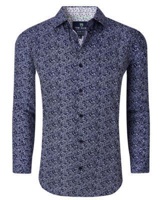 Tom Baine Mens Performance Stretch Paisley Button Down Shirt Product Image