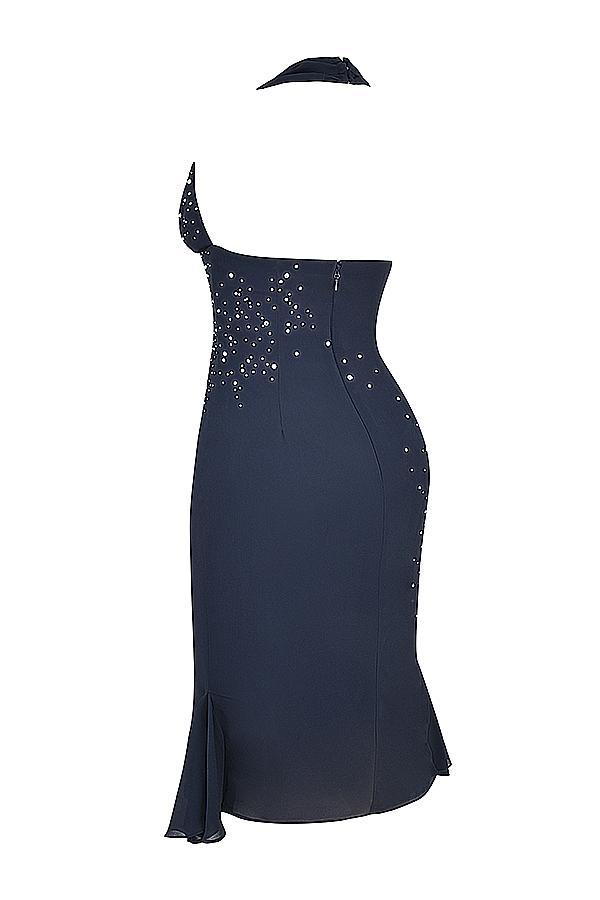 Jovanna  midnight embellished midi dress Product Image