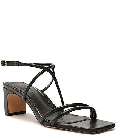 Aimee Block Leather Sandal Product Image