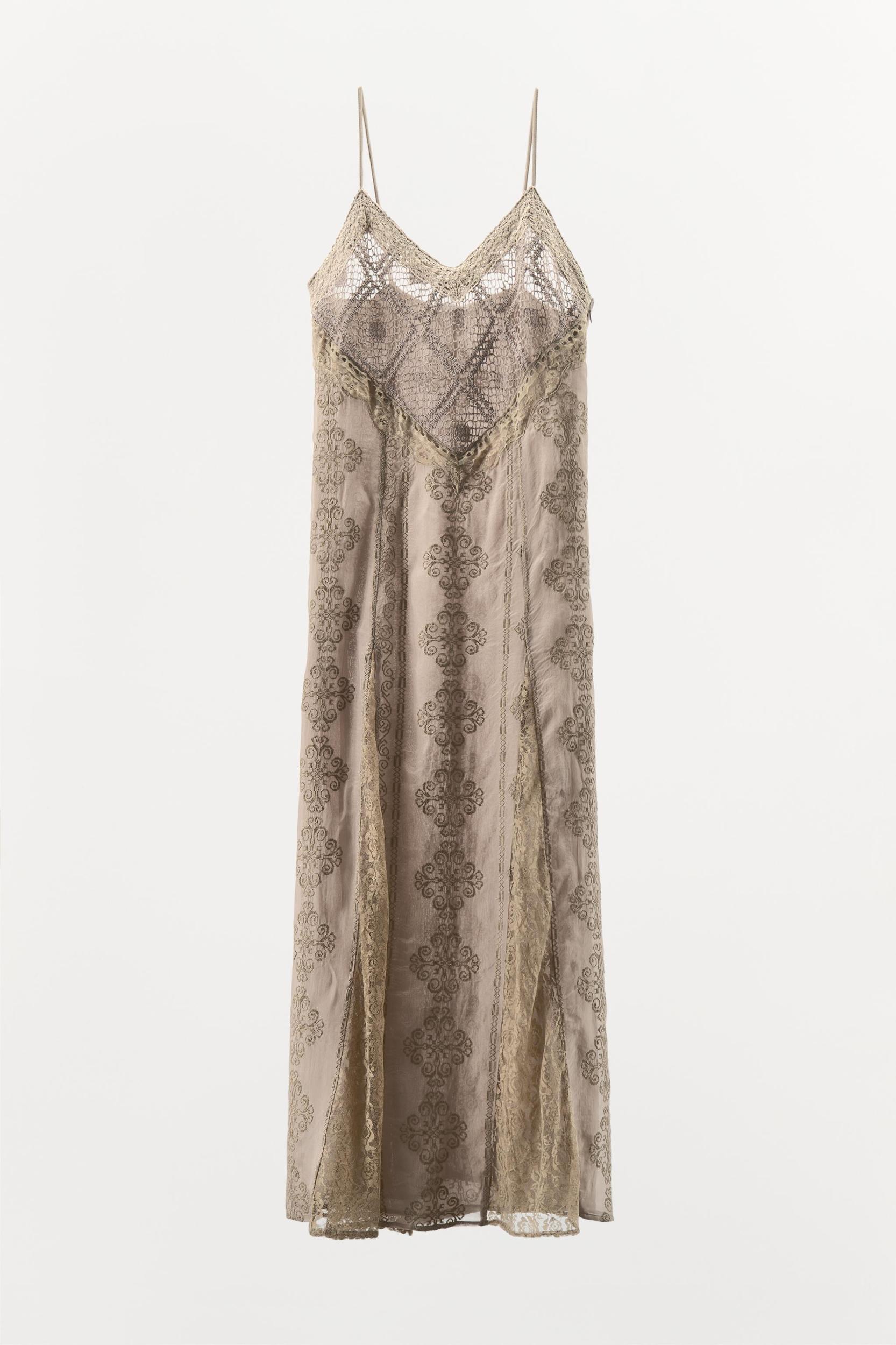 EMBROIDERED LACE DRESS Product Image