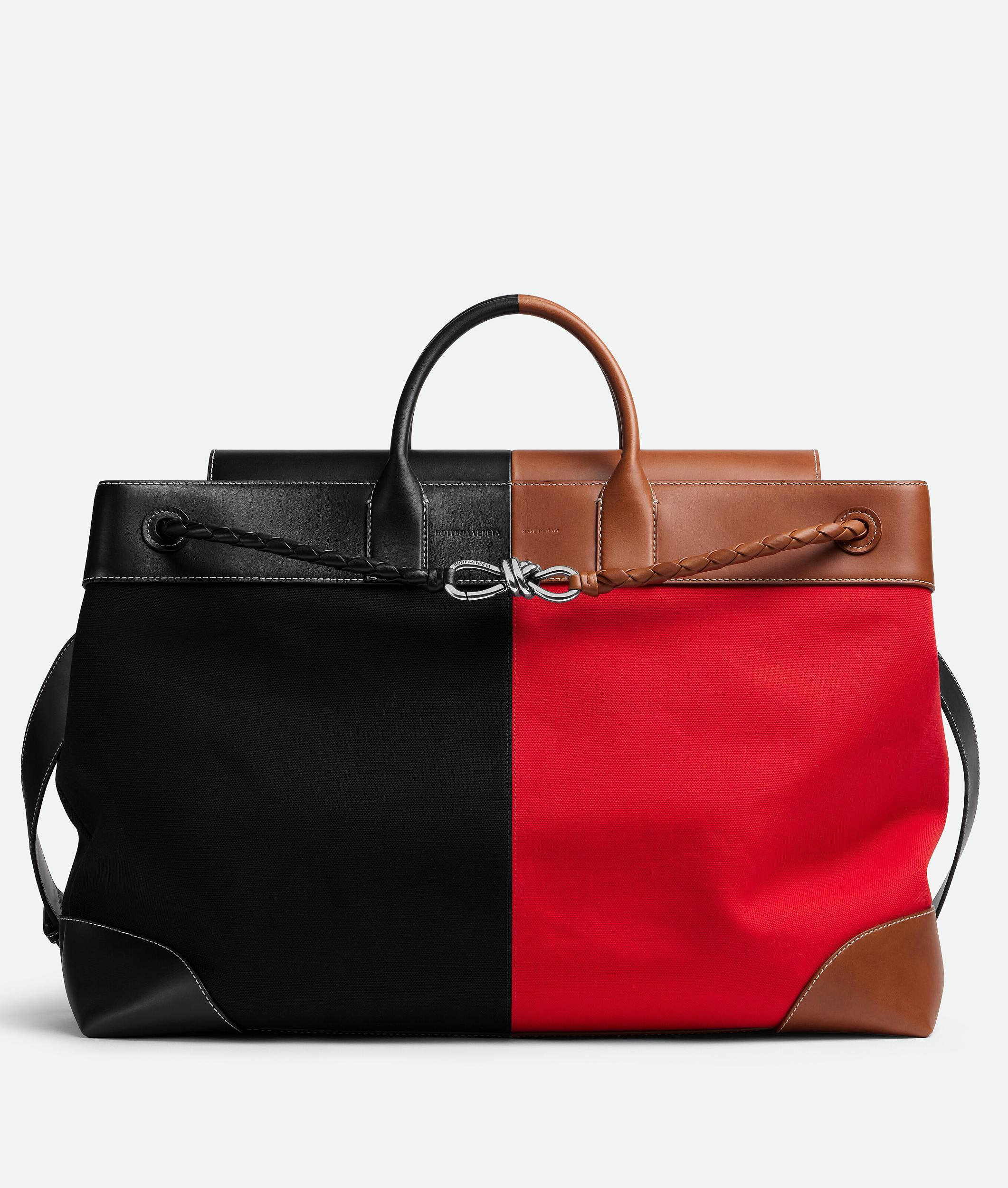 Men's Large Andiamo Voyager in Black/scarlet/light wood Product Image