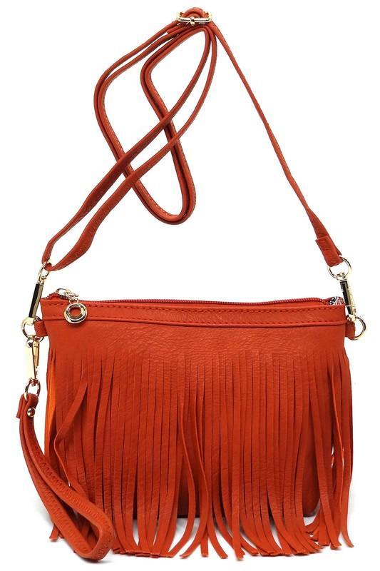 Western Fringe Clutch Cross Body Bag Product Image