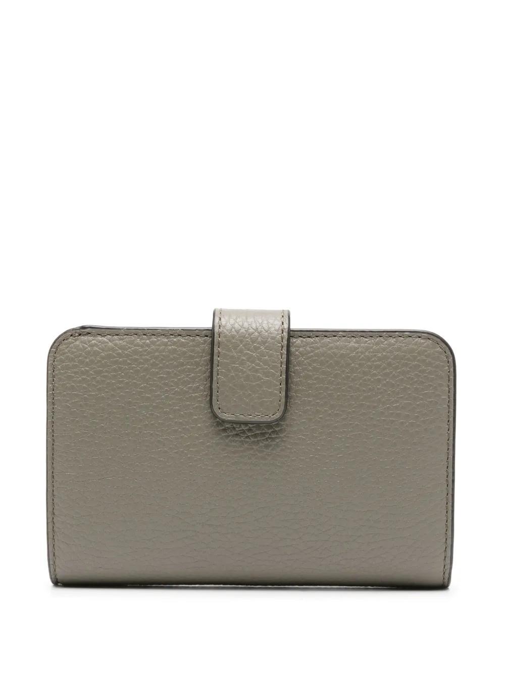 FURLA Camelia M Leather Wallet In Green Product Image