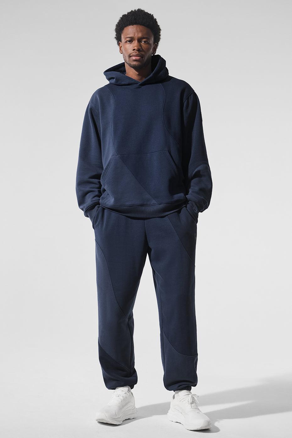 Make Waves Sweatpant - Navy Tonal Male Product Image