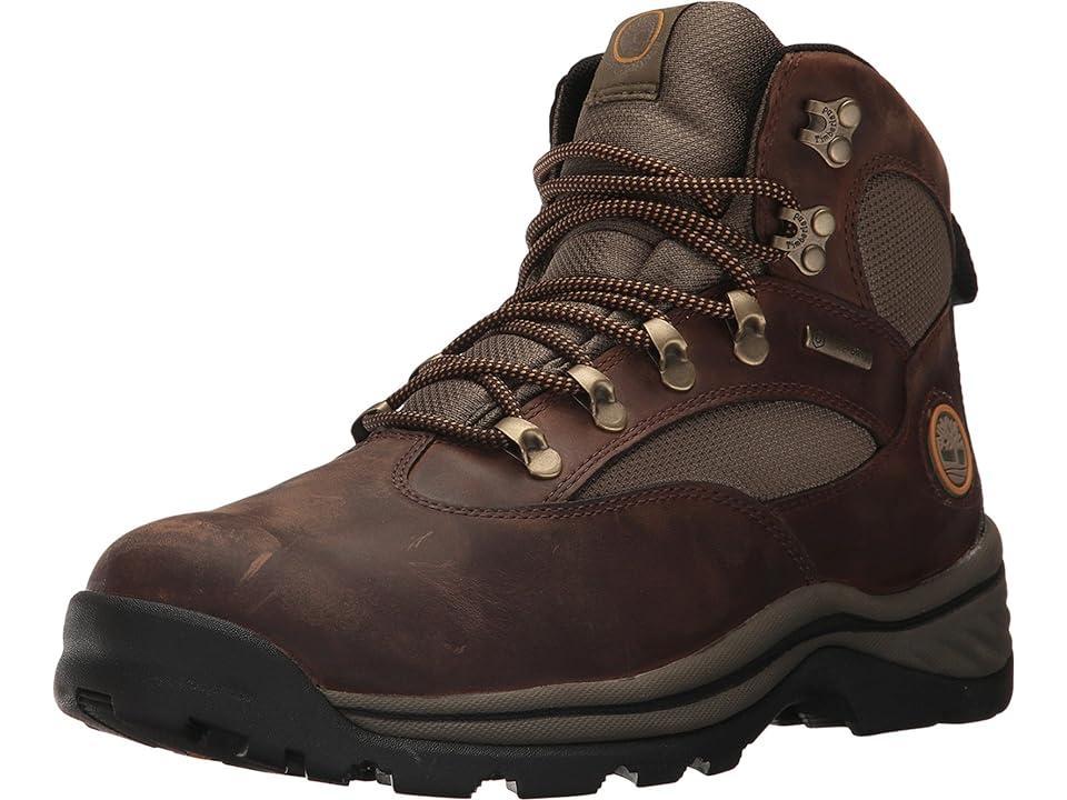 Timberland Chocorua Trail Mid Waterproof (Dark Full-Grain) Men's Hiking Boots Product Image
