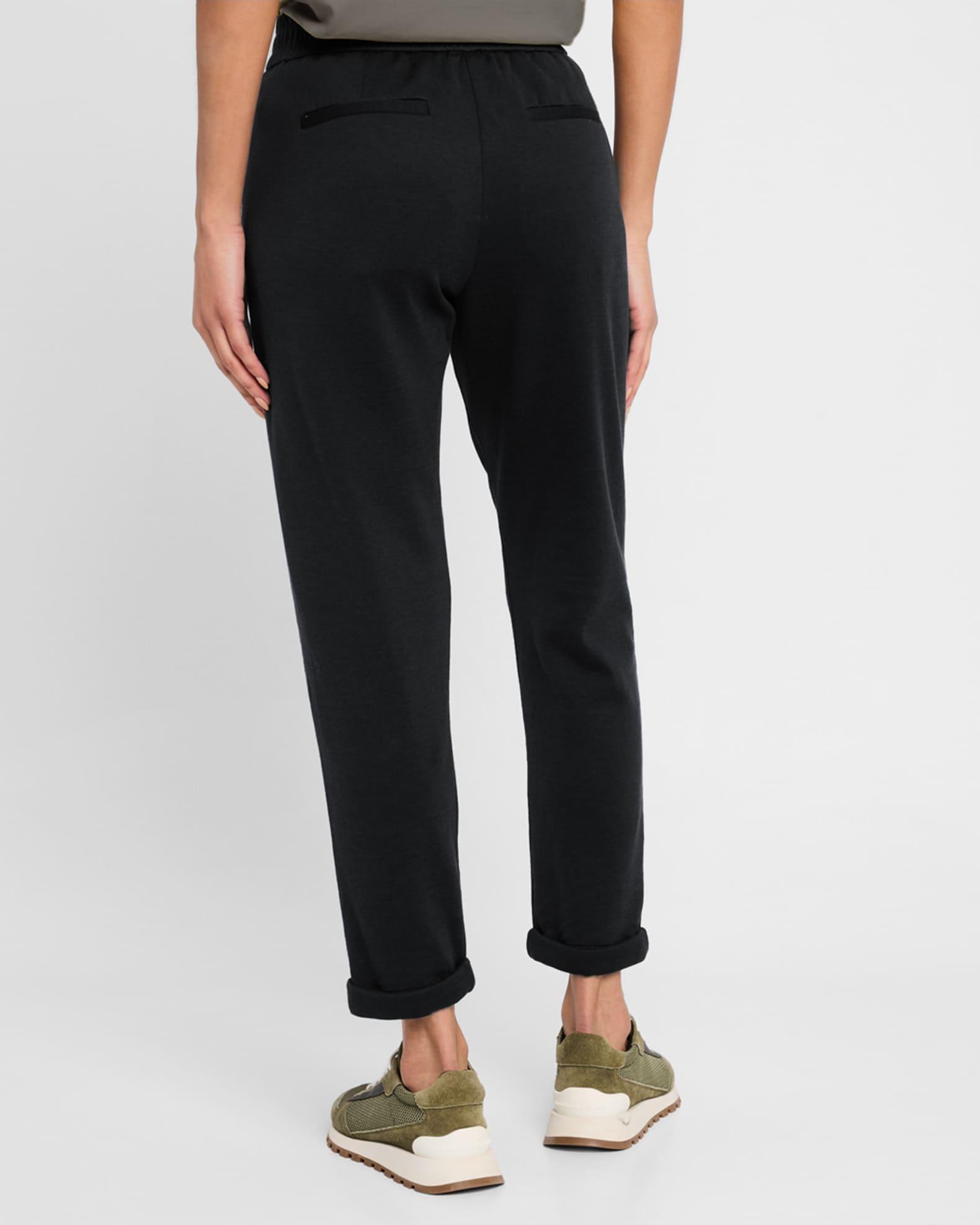 Monili Trim Wide-Leg Sweatpants Product Image