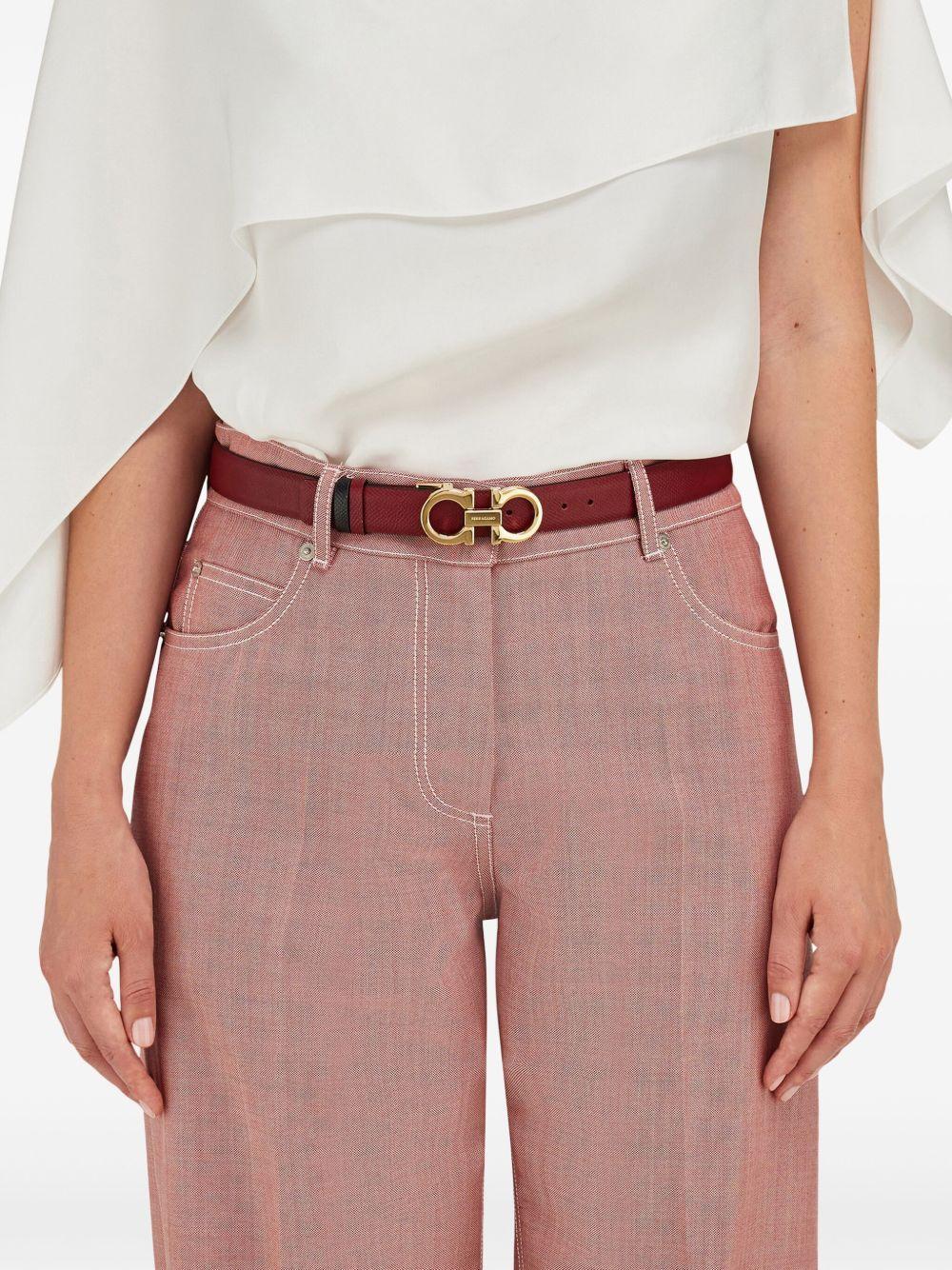 reversible Gancini-buckle belt Product Image