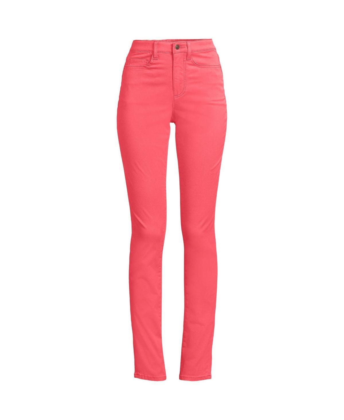 Women's Lands' End High Rise Chino Slim Leg Pants, Size: 12, Wood Lily Product Image
