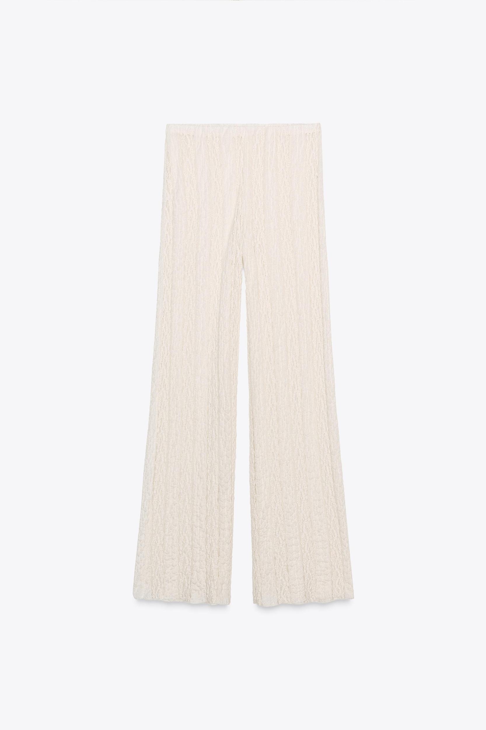 TEXTURED LACE PANTS Product Image
