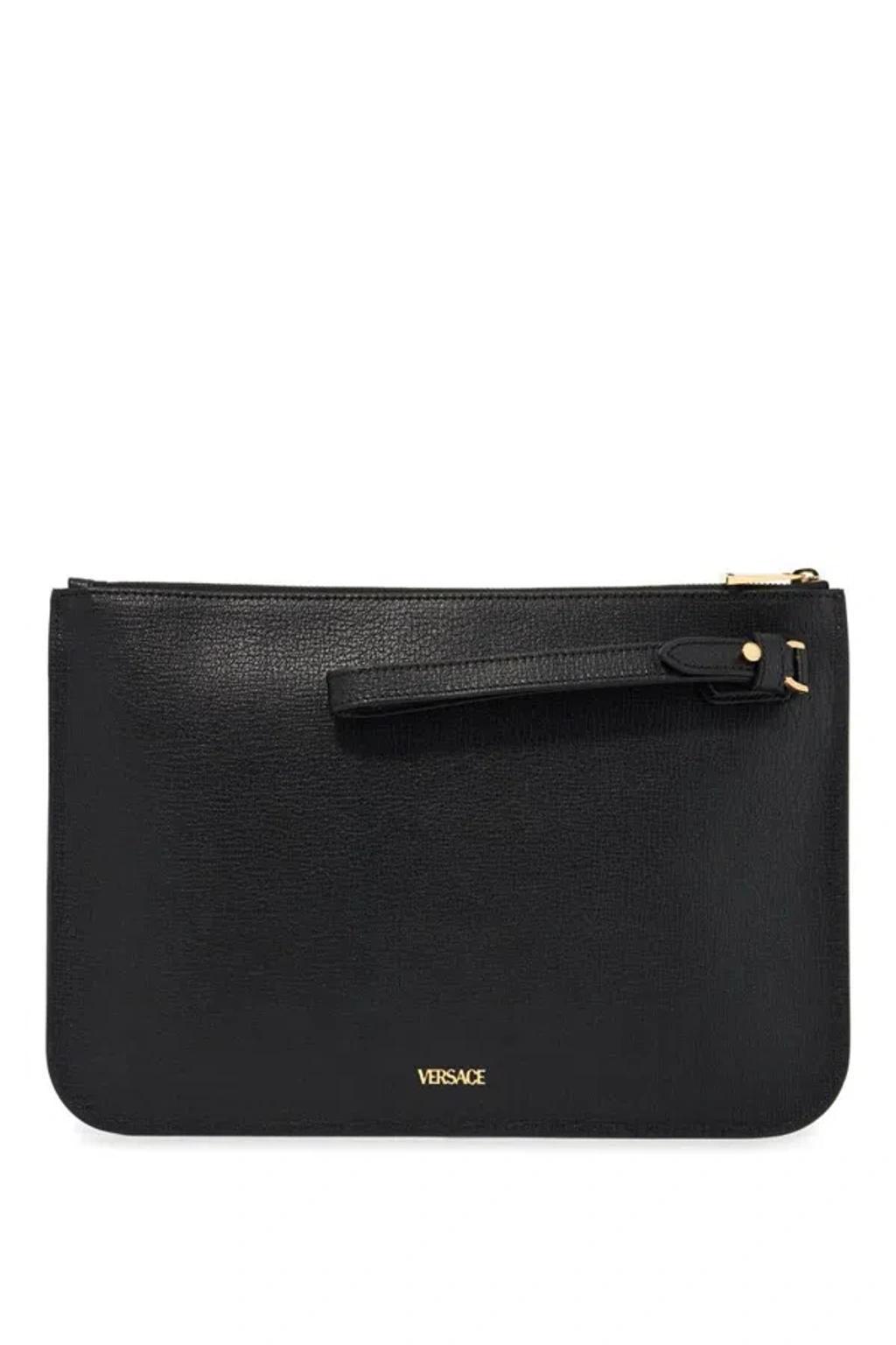 VERSACE Men's Medusa Clutch In Nero Product Image
