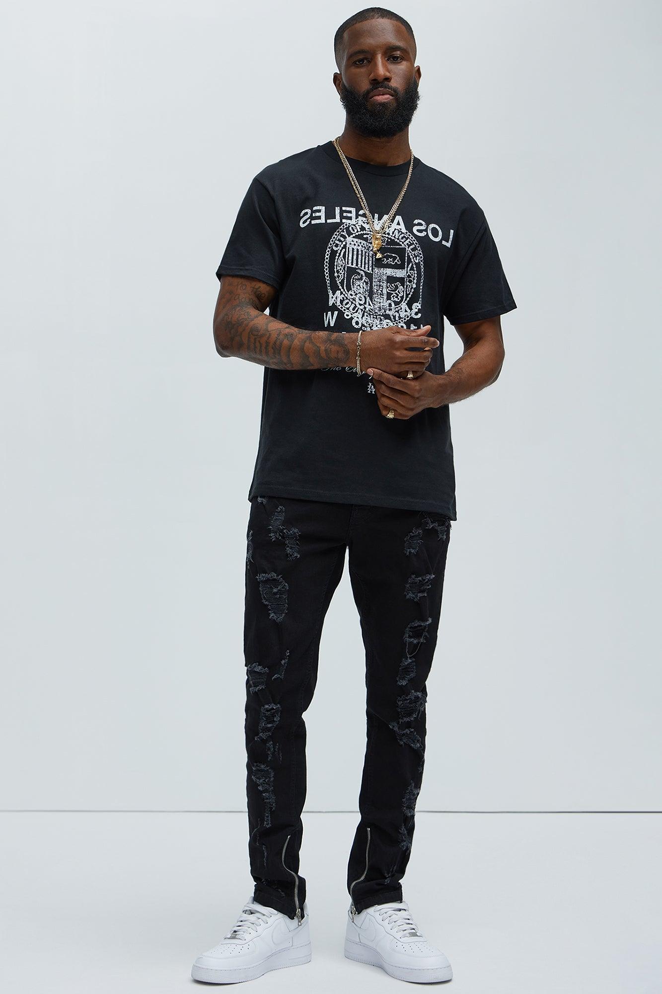LA Fade Short Sleeve Tee - Black Product Image