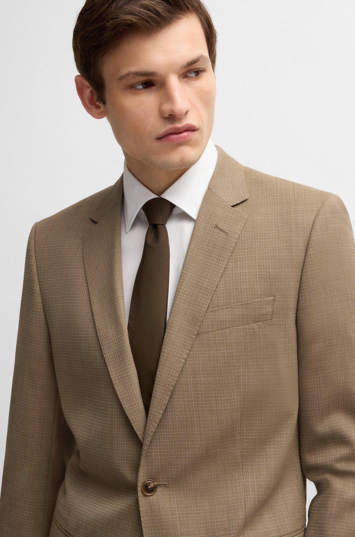 Slim-fit suit in stretch cloth Product Image