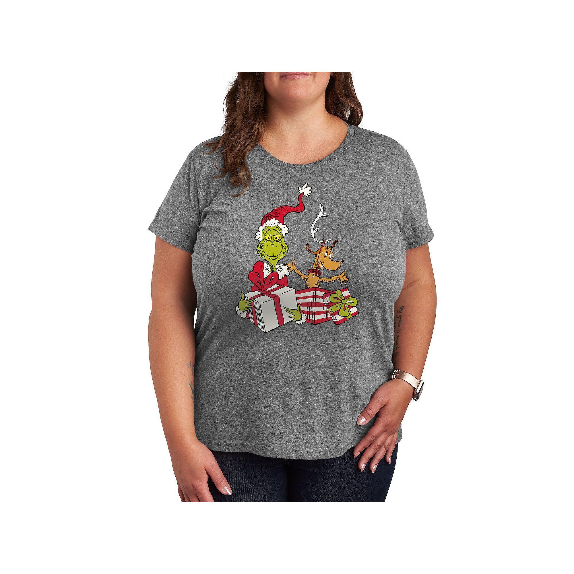 Disneys Alice in Wonderland Plus Always Curious Graphic Tee, Womens Grey Gray Product Image