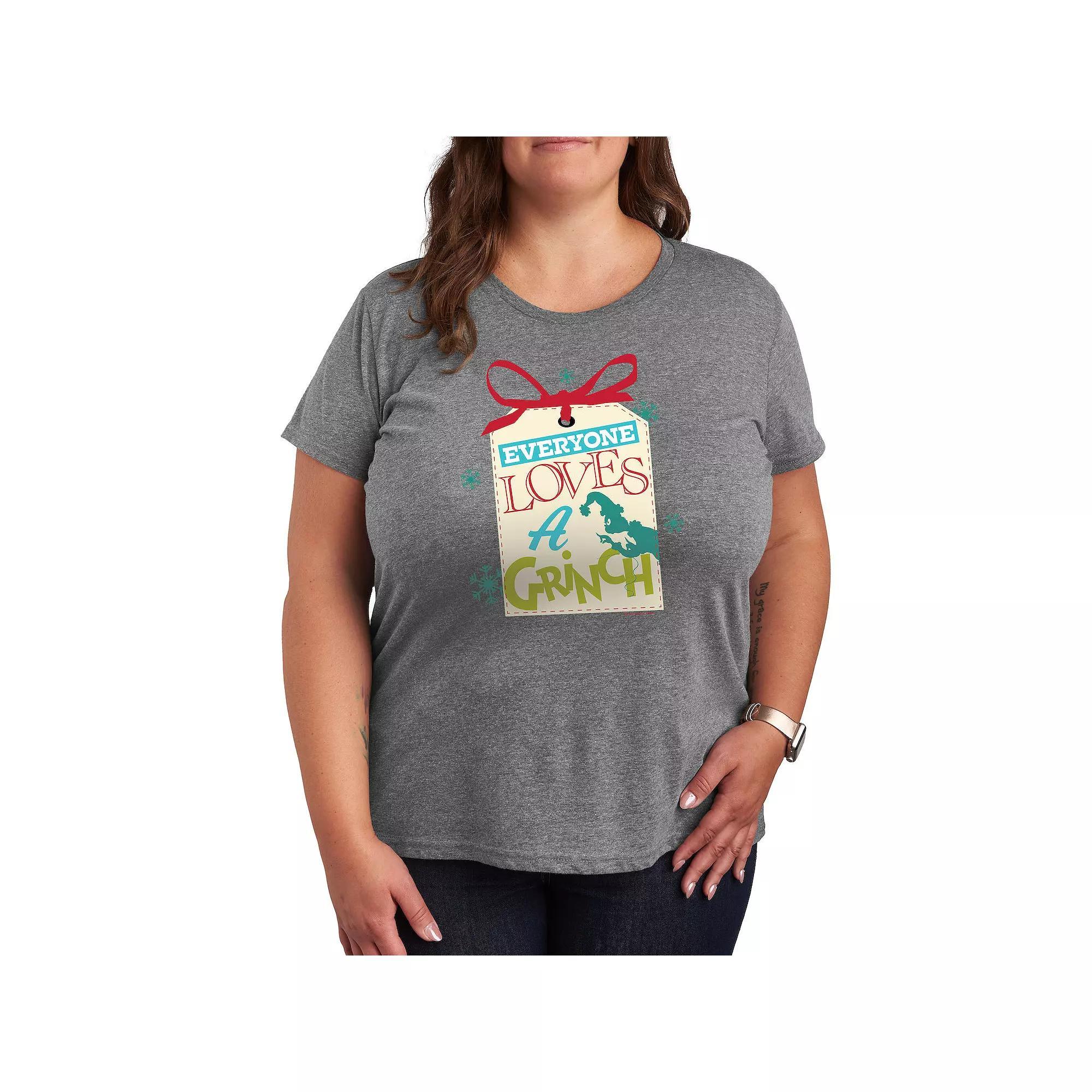 Disneys Mickey Mouse Plus Classic Graphic Tee, Womens Grey Gray Product Image