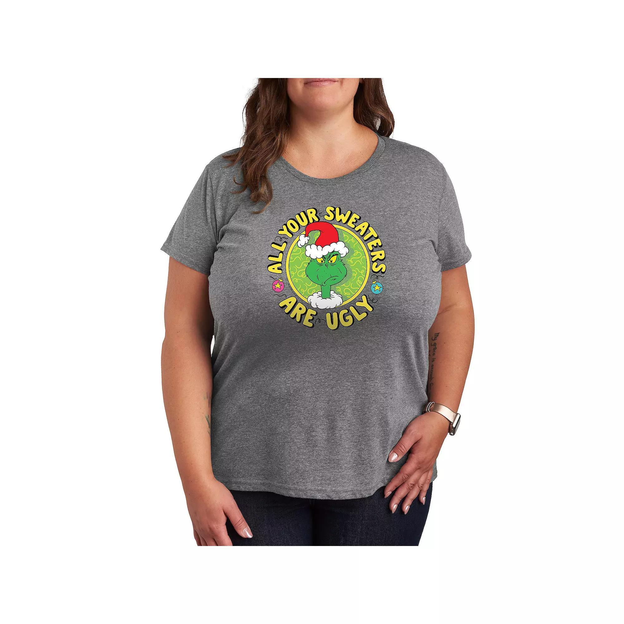 Plus Friends Ruined Cranberry Day Graphic Tee, Womens Grey Gray Product Image