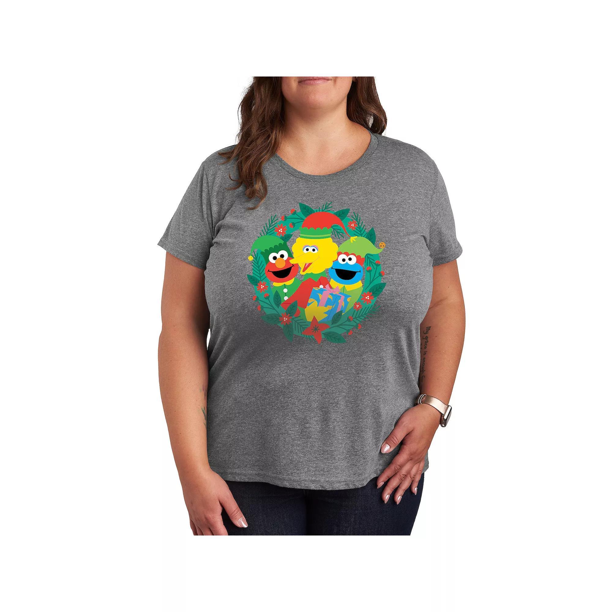 Plus Pete the Cat Pete Leprechaun Pot Of Gold Graphic Tee, Womens Grey Gray Product Image