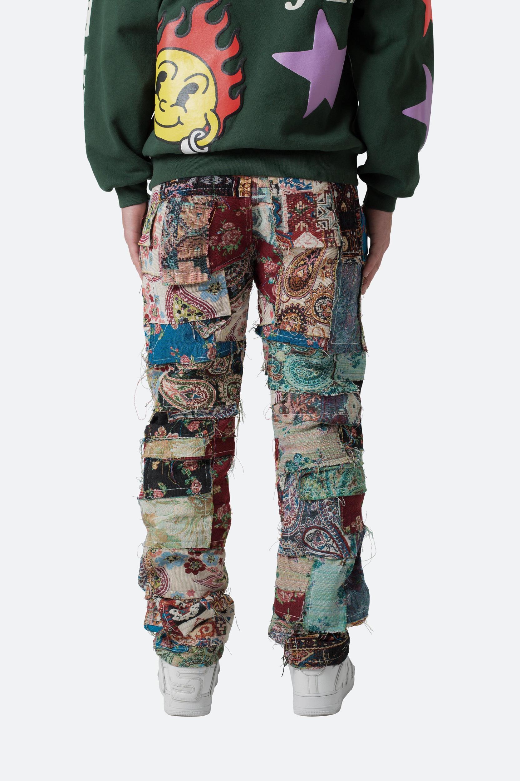 Paneled Blanket Pants - Multi Product Image