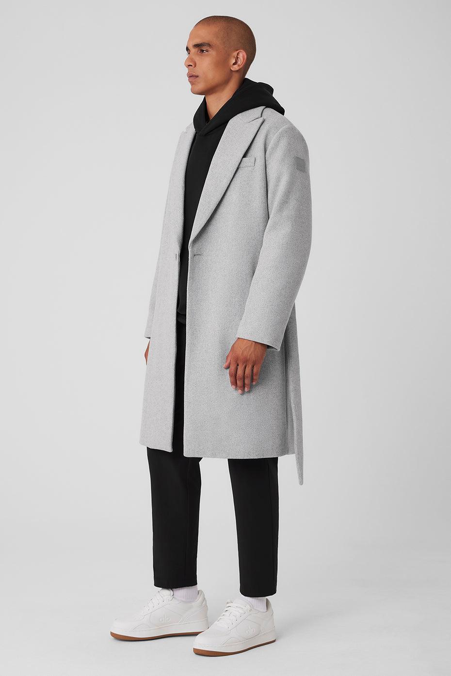 Wool Gameday Overcoat - Athletic Heather Grey Female Product Image