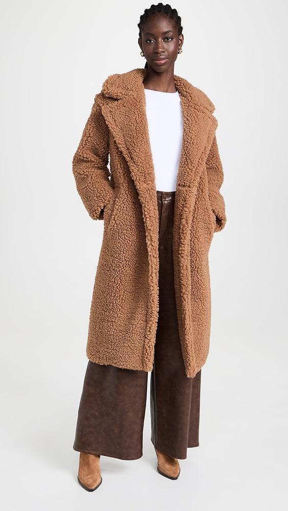 UGG Gertrude Long Teddy Coat | Shopbop Product Image