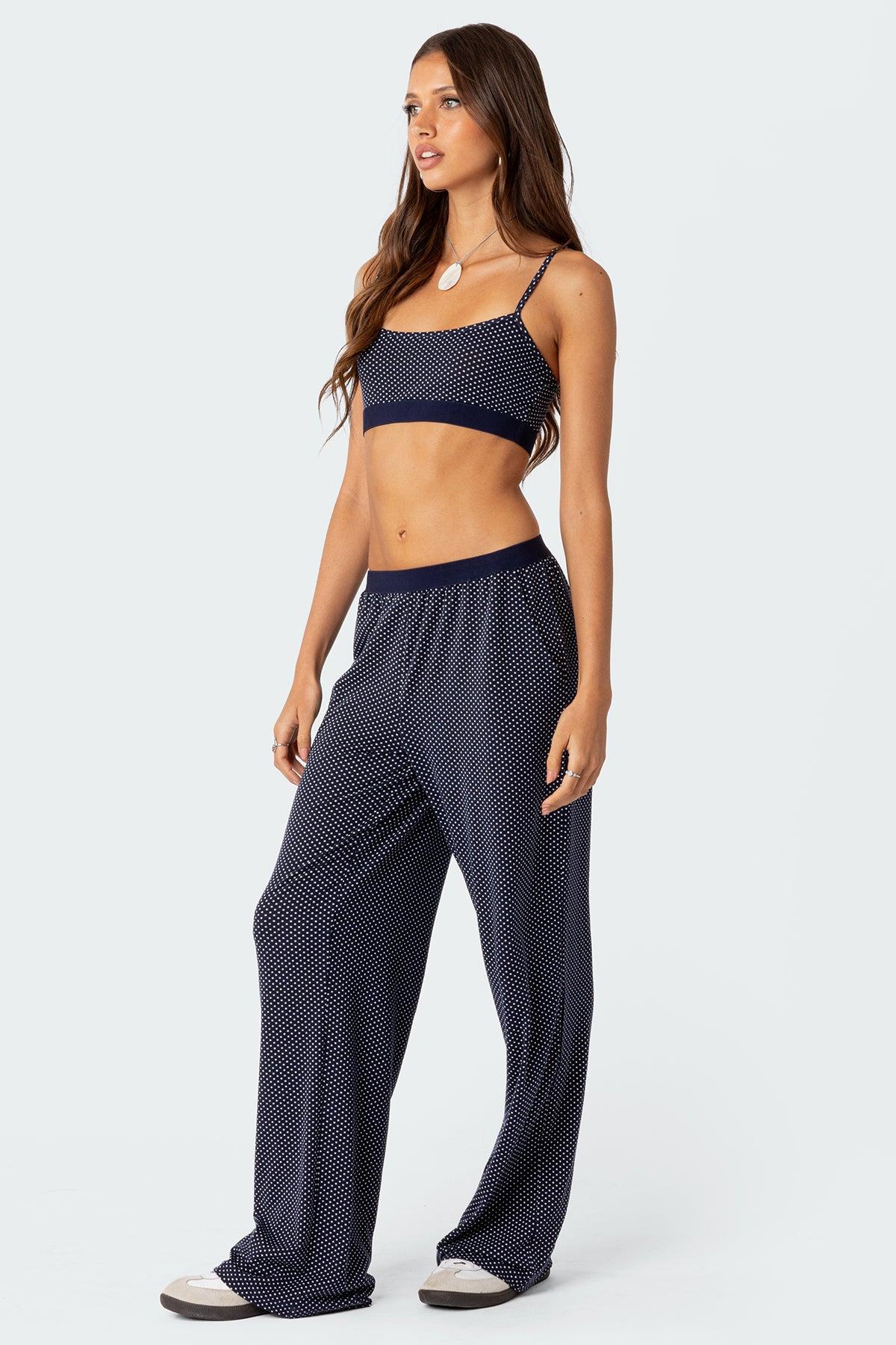 Zariah Slouchy Printed Pants Product Image