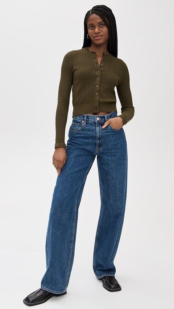 Madewell Snowy Lace Cole Cardigan | Shopbop Product Image
