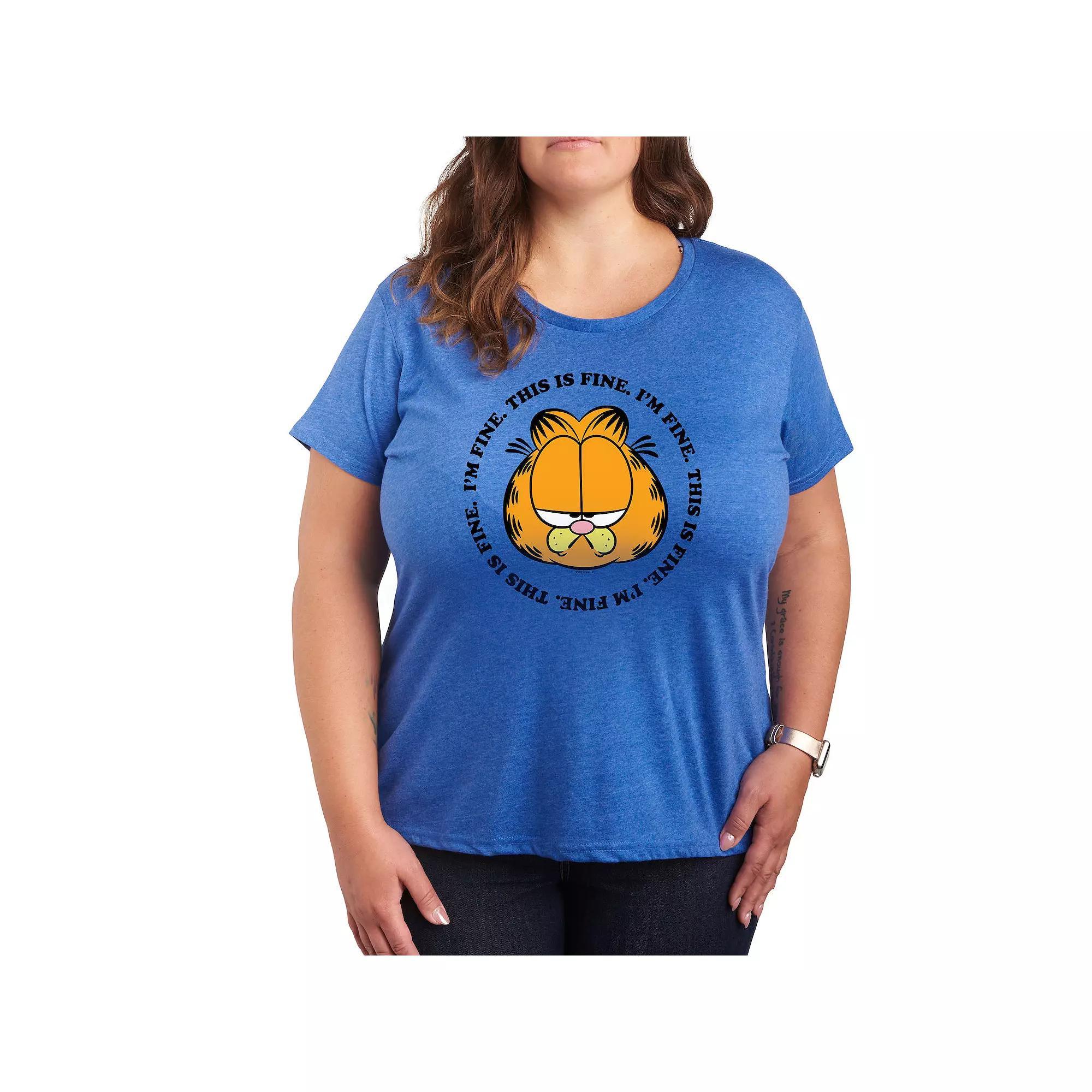 Disneys Mickey Mouse Plus Original Classic Graphic Tee, Womens Grey Royal Blue Product Image