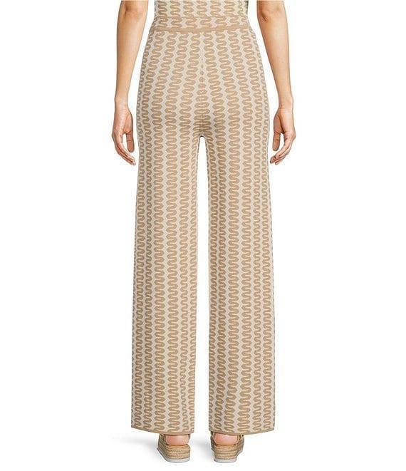 Lucy Paris Coordinating Tahiti Geometric Print Knit Pants Product Image