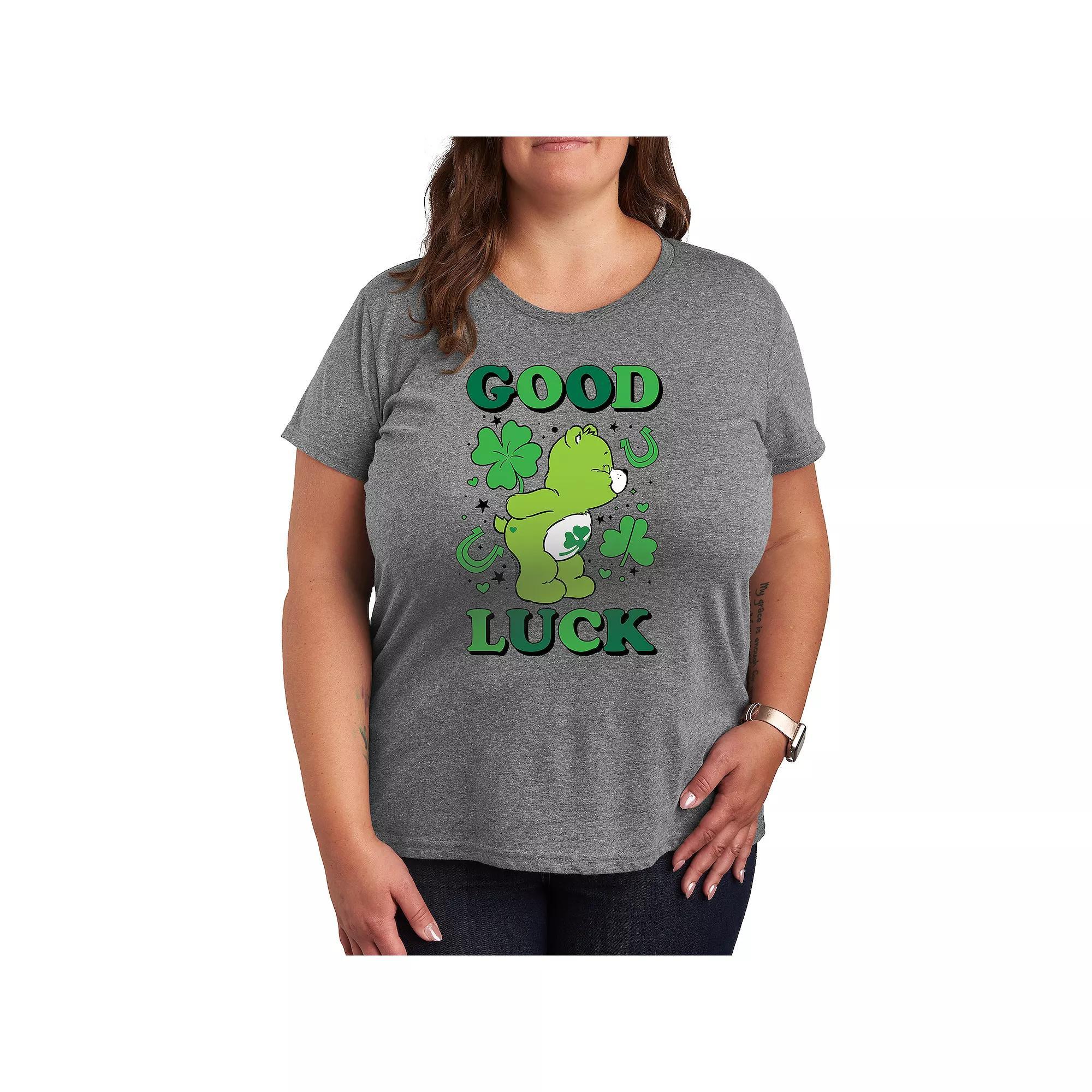 Plus Peanuts Snoopy & Woodstock Eggcellent Graphic Tee, Womens Grey Gray Product Image