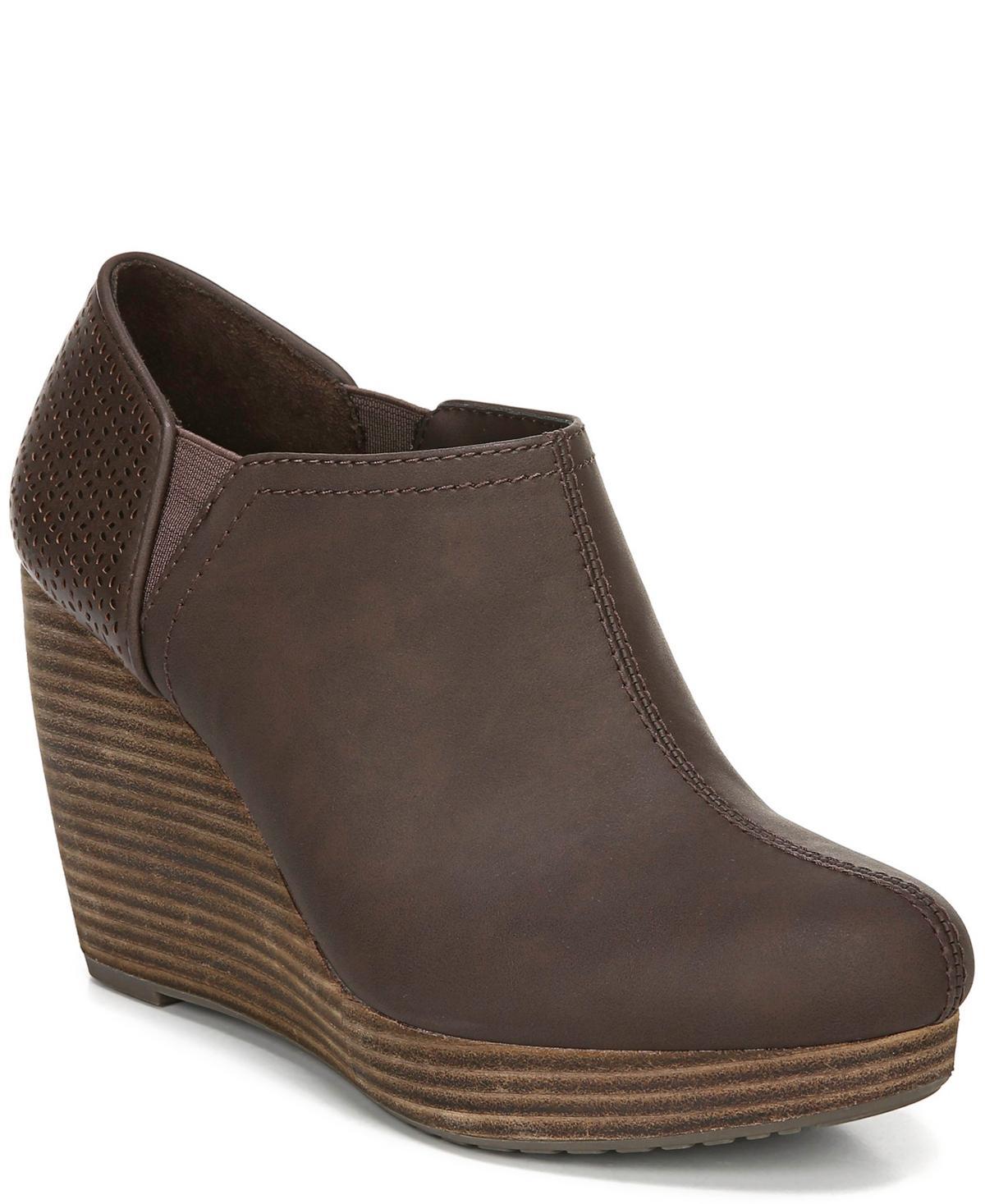 Dr. Scholl's Harlow Women's Ankle Boots, Size: 10 Wide, Dark Brown Product Image