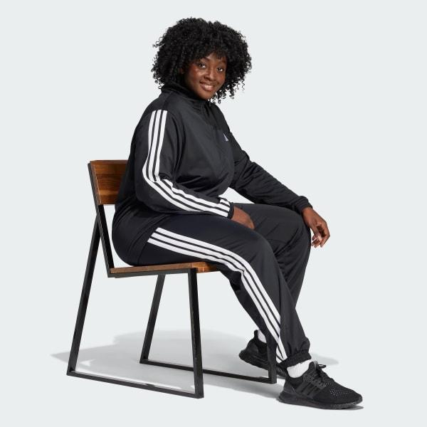 Plus Size adidas Tricot 3-Stripes Sportswear Track Pants, Womens Product Image