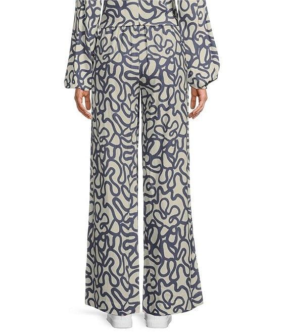 Every Abstract High Rise Wide Leg Coordinating Pants Product Image