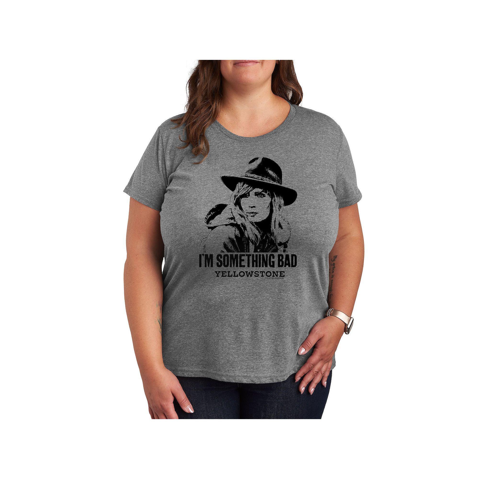 Plus Size Skull Wreath Graphic Tee, Womens Grey Gray Product Image