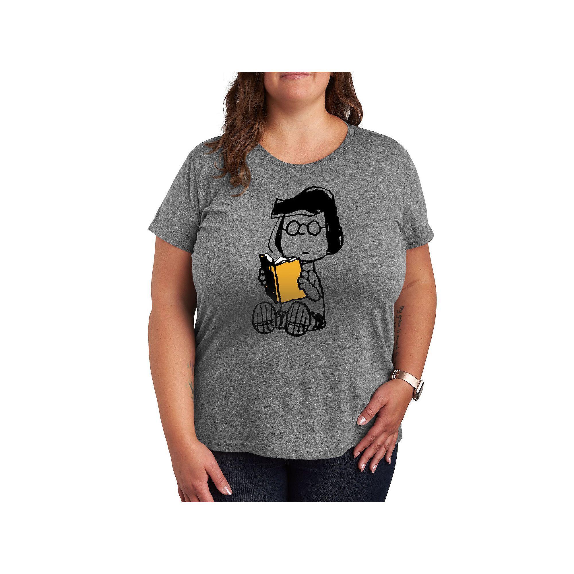 Plus Read Retro Stacked Graphic Tee, Womens Product Image