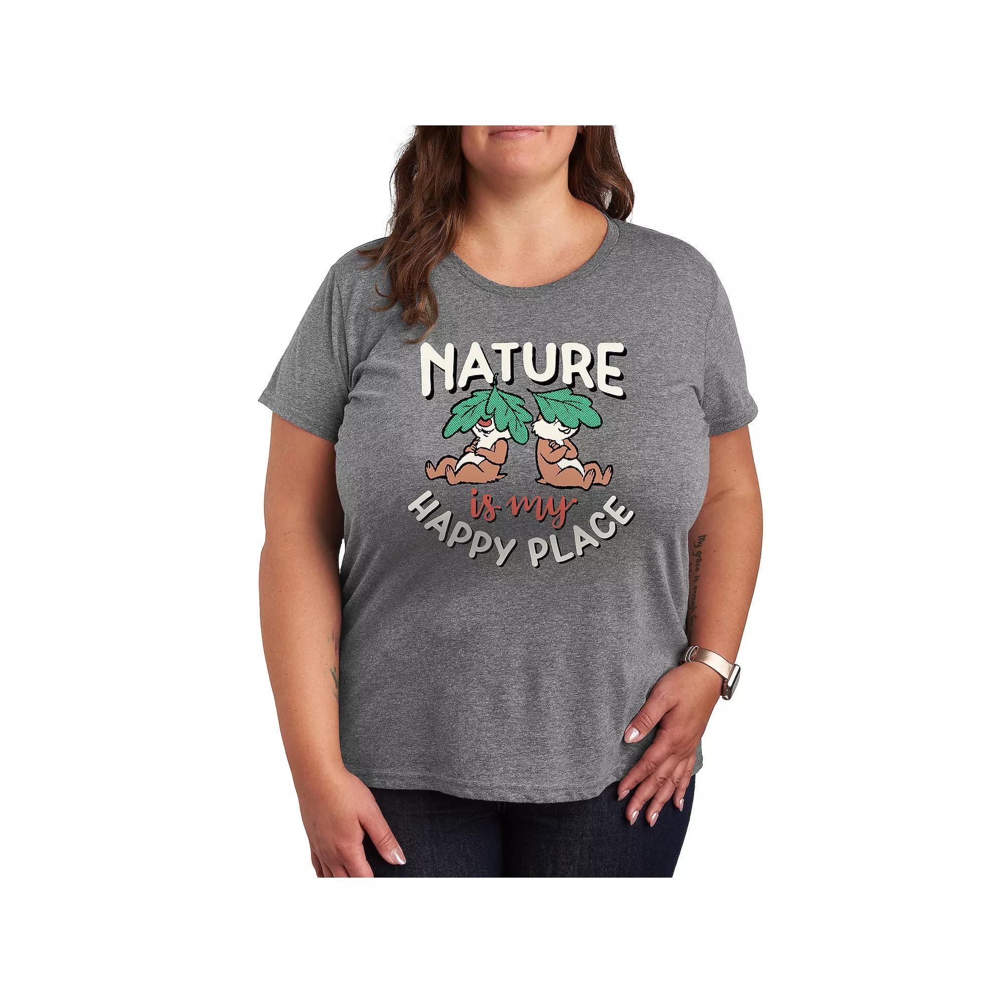 Disneys Mickey & Minnie Mouse Plus Sparkle Graphic Tee, Womens Product Image