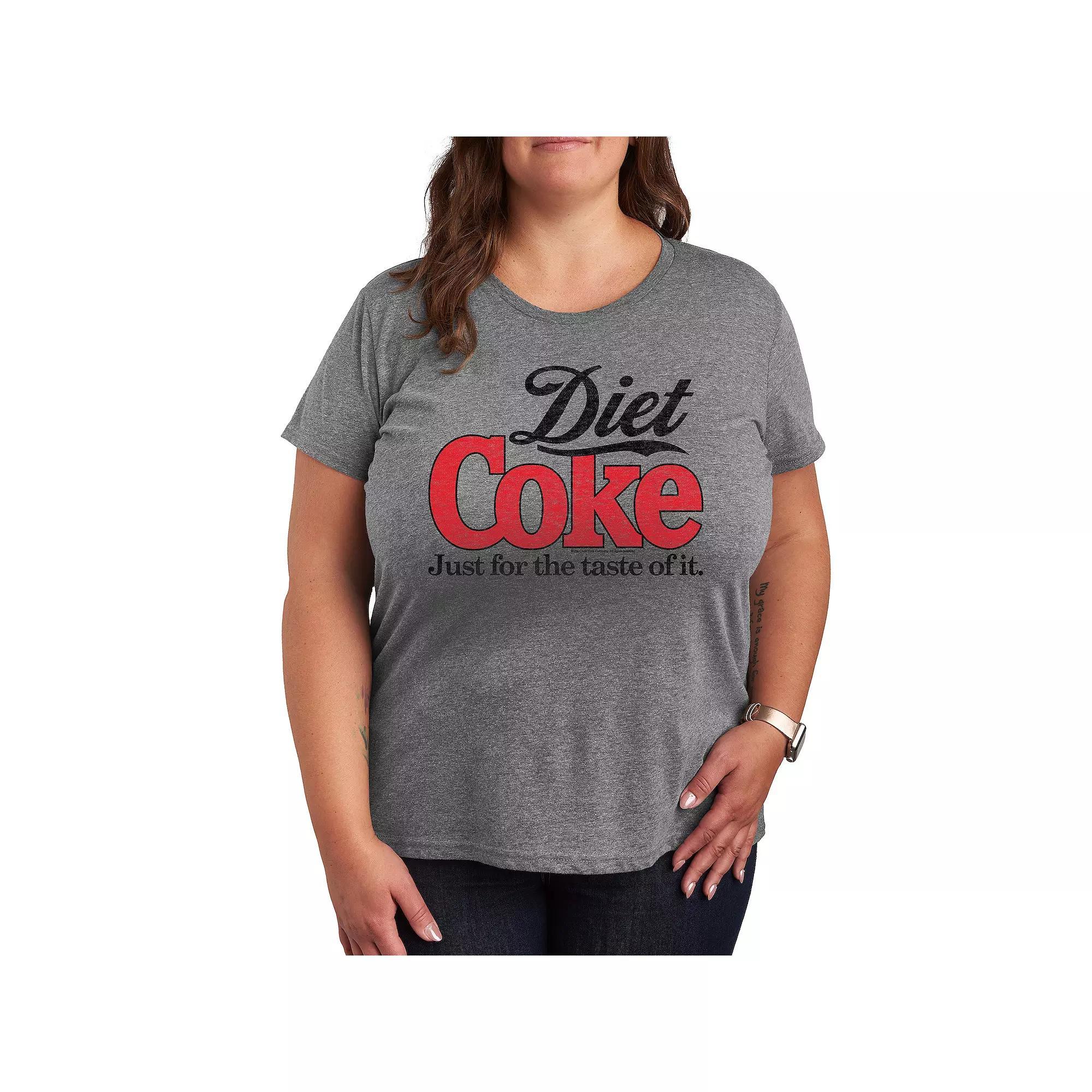Plus At Least My Cat Loves Me Graphic Tee, Womens Grey Gray Product Image