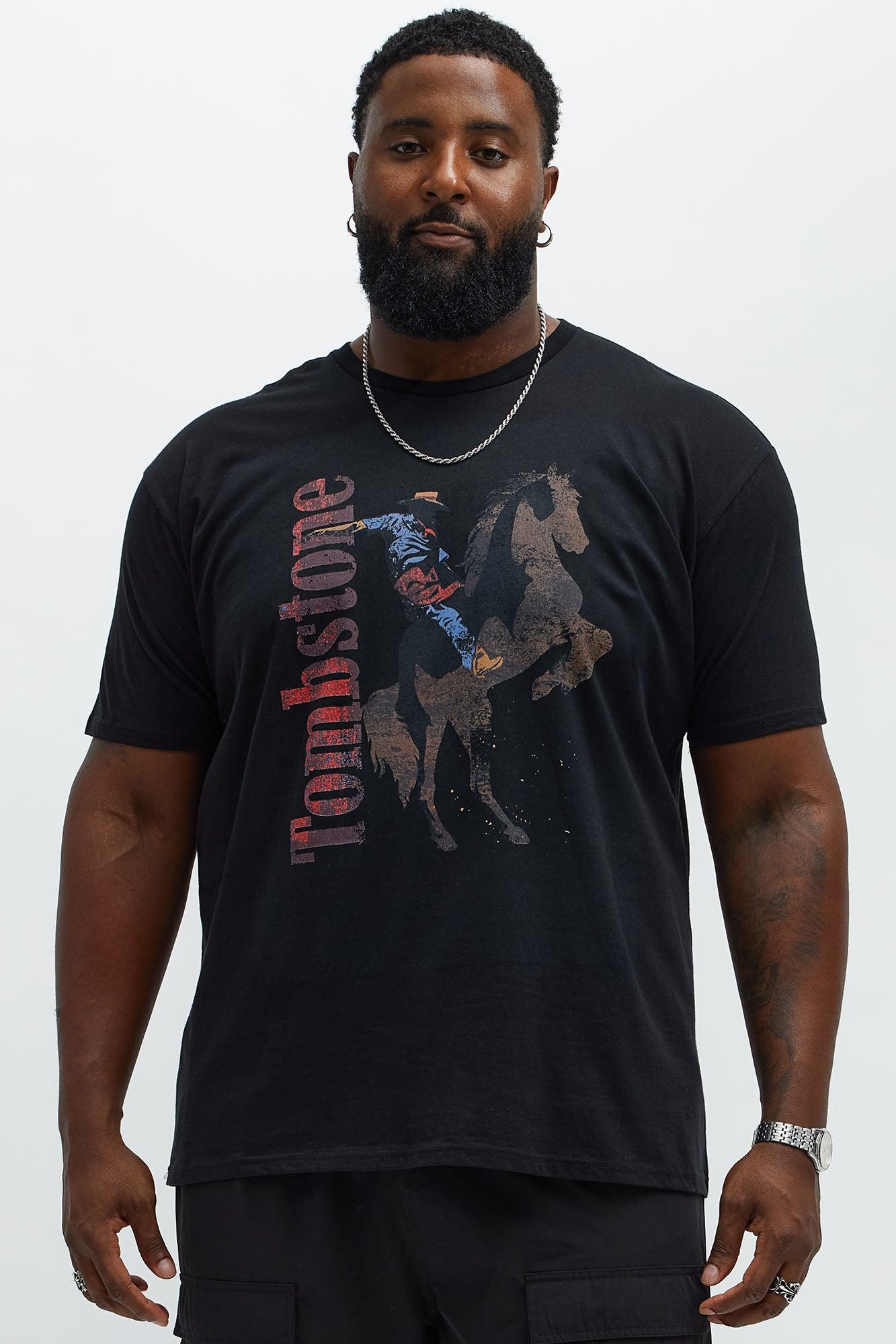 Tombstone Cowboy Short Sleeve Tee - Black Product Image