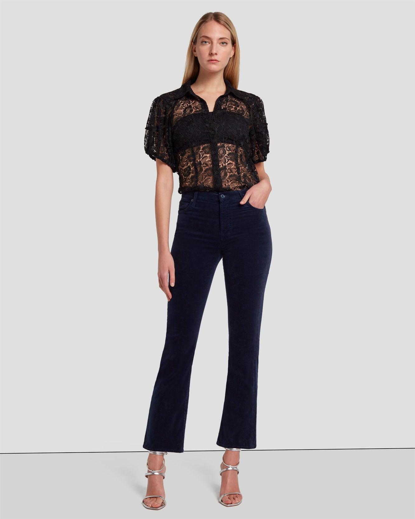 Velvet High Waist Slim Kick Product Image