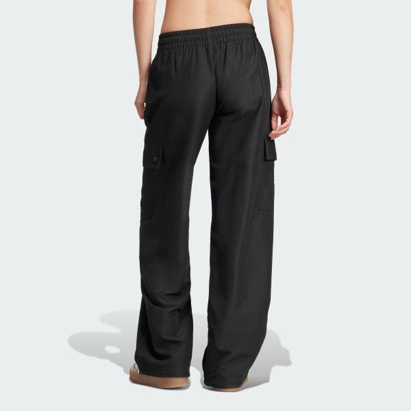 adidas Essentials Woven Cargo Pants Black M Womens Product Image