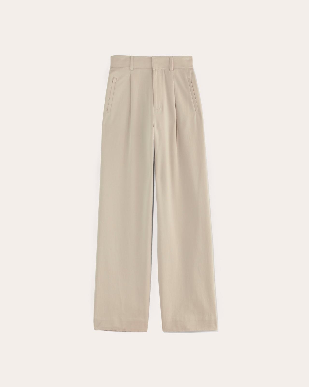 The Draper Pleated Pant in Buttersmooth Product Image