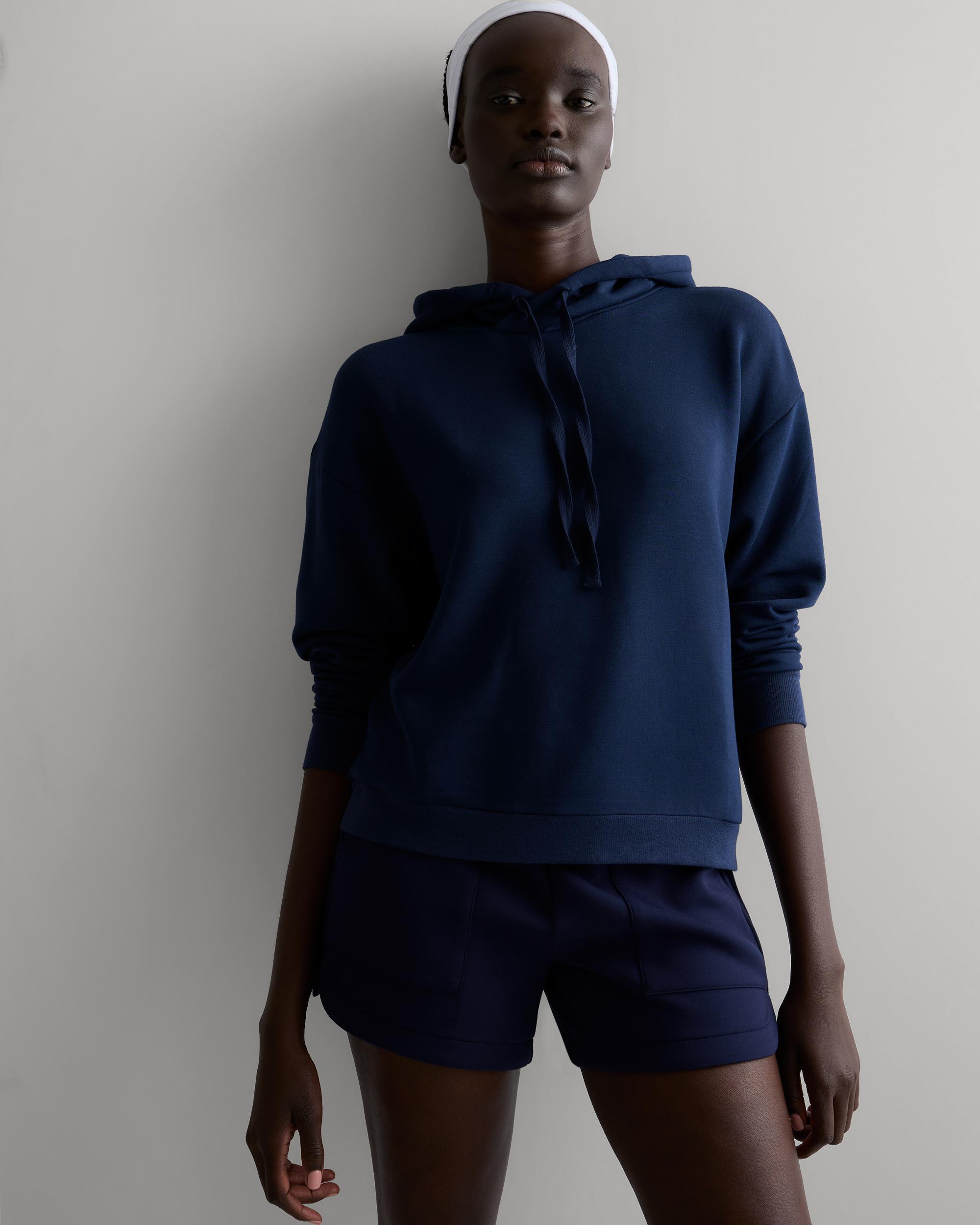 Quince | Women's SuperSoft Fleece Pullover Hoodie Sweatshirt Size XS, Lenzing Modal Product Image