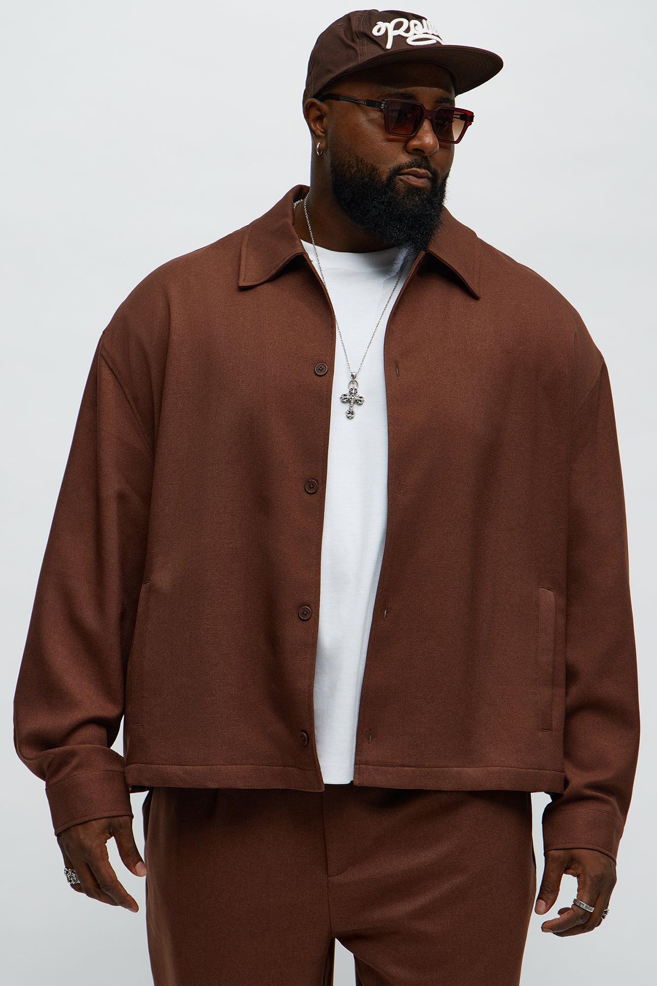 Relaxed Mara Overshirt - Brown Product Image