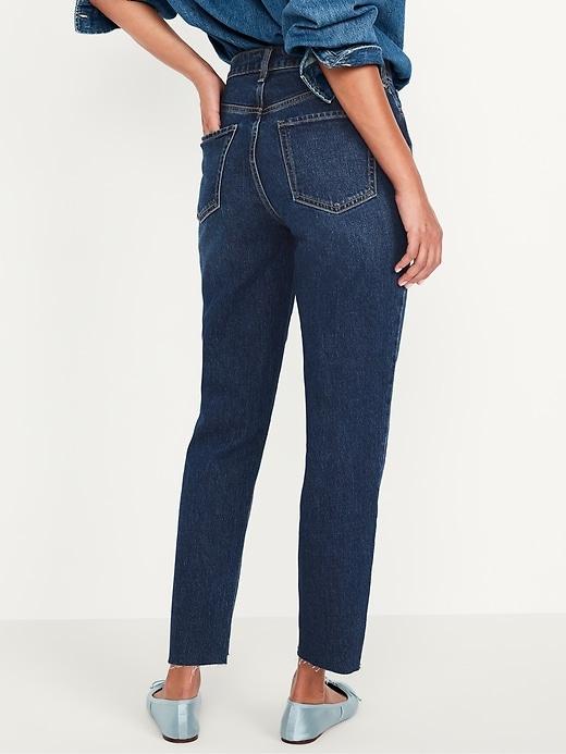 High-Waisted Button-Fly OG Straight Ankle Jeans Product Image