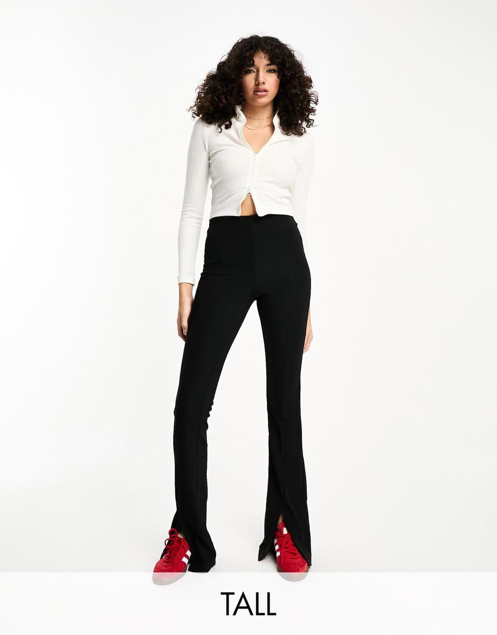 Only Tall high rise split front legging pants Product Image